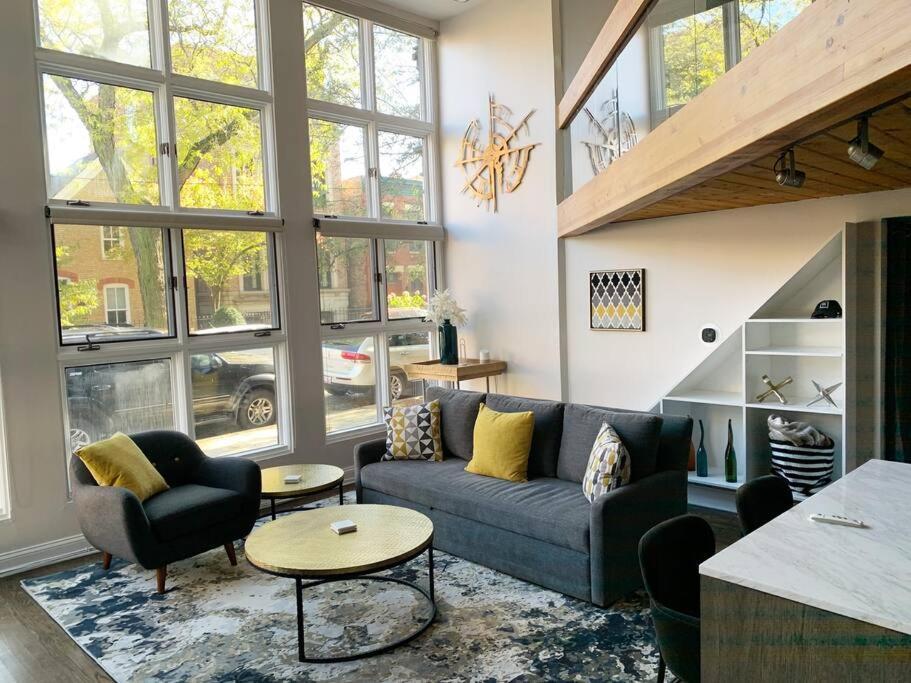 Lincoln Park Light-Filled Loft Apartment Chicago Luaran gambar